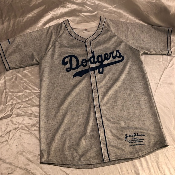 jackie robinson jersey grey